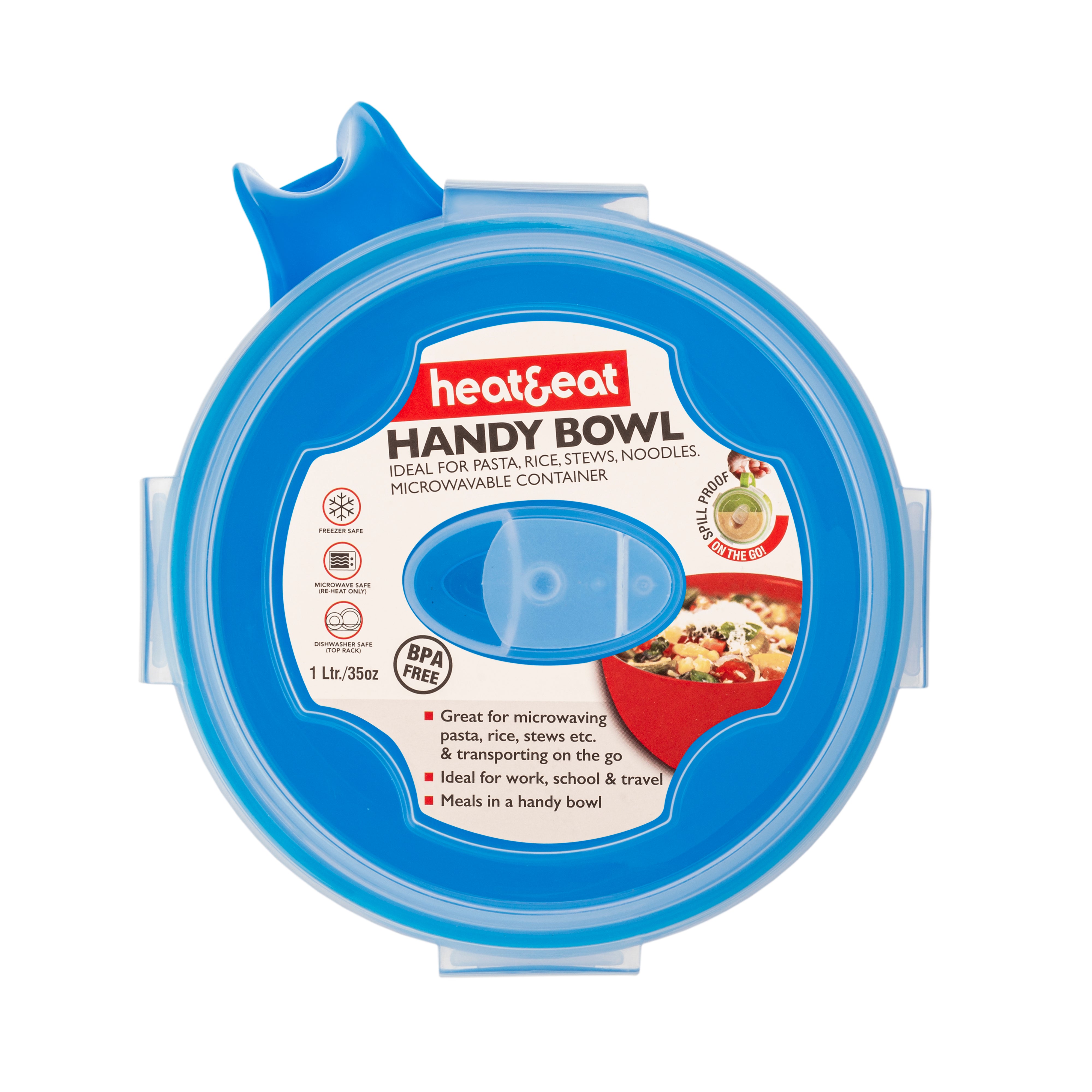 Microwave Bowl Assorted Colour (2 Red, Blue, Purple, Green,)